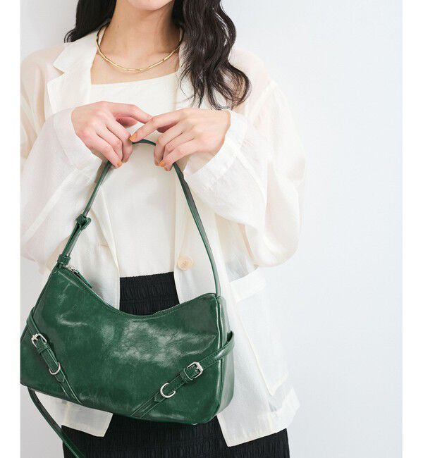 VIS「フロントベルトショルダーバッグ」|ハンドバッグ|