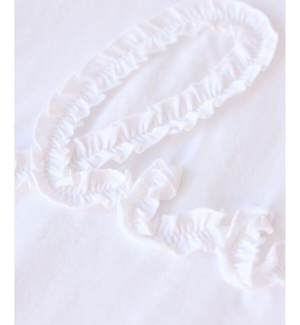 VIS「フリルテープ刺繍アソートTシャツ」|Tシャツ・カットソー|