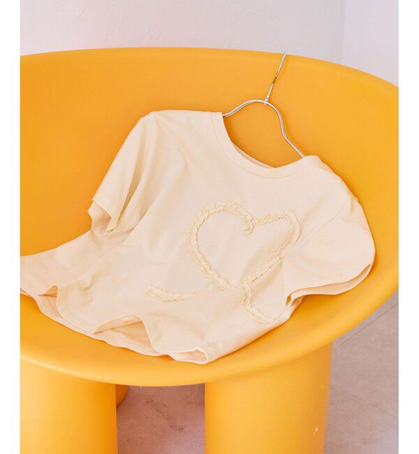 VIS「フリルテープ刺繍アソートTシャツ」|Tシャツ・カットソー|