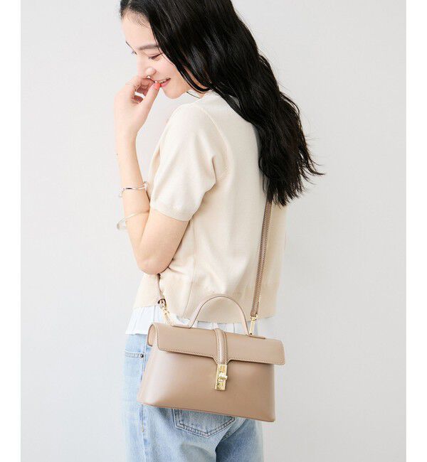 VIS「ひねり金具ワンハンドルミニショルダーバッグ/2WAY,WEB限定カラーあり」|ショルダー・メッセンジャー|