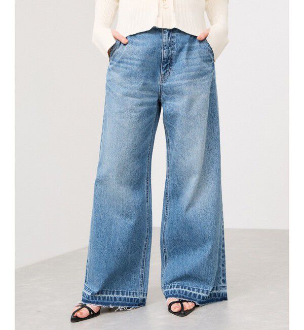 VIS「バギーワイドデニムパンツ」|デニム|