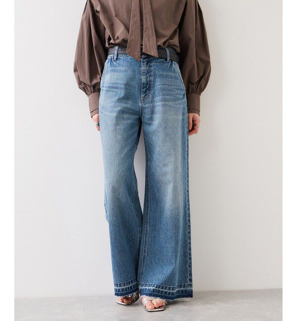 VIS「バギーワイドデニムパンツ」|デニム|