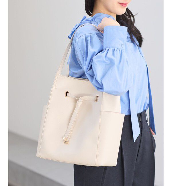 VIS「【復刻/WEB限定】フロントタイトートバッグ/A4対応,軽量」|トートバッグ|