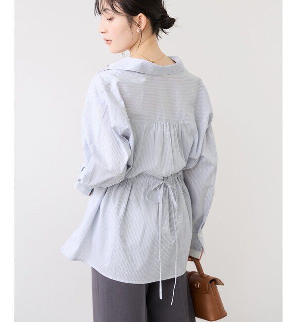 VIS「ウエストリボンシャツ/イージーケア・WEB限定カラー」|シャツ・ブラウス|
