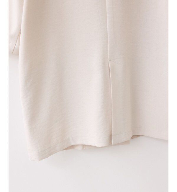 VIS「美easyリネンライクハーフスリーブダブルジャケット/イージーケア・接触冷感・セットアップ対応」|テーラードジャケット|