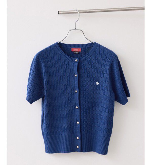 VIS「【POLO BCS】VIS別注クルーネックカーデ」|カーディガン|