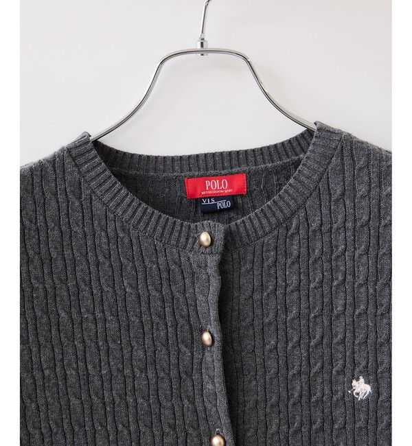 VIS「【POLO BCS】VIS別注クルーネックカーデ」|カーディガン|