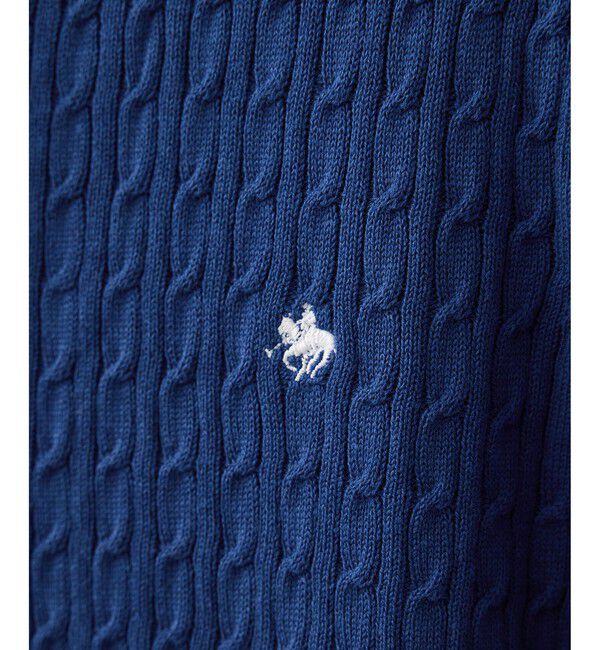 VIS「【POLO BCS】VIS別注クルーネックカーデ」|カーディガン|