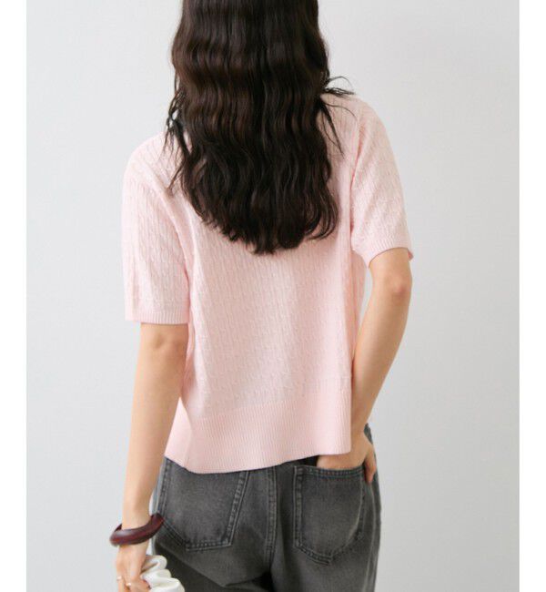 VIS「【POLO BCS】VIS別注クルーネックカーデ」|カーディガン|