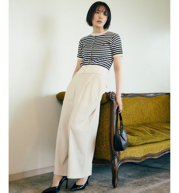 VIS「【POLO BCS】VIS別注クルーネックカーデ」|カーディガン|