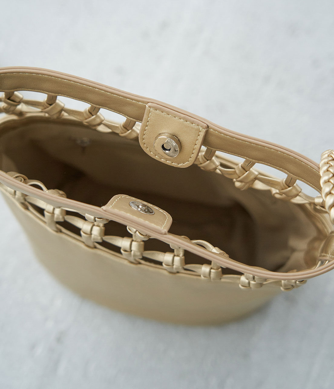 ROPE PICNIC PASSAGE「ハンドメッシュコンビバケットショルダーバッグ」|ショルダー・メッセンジャー|