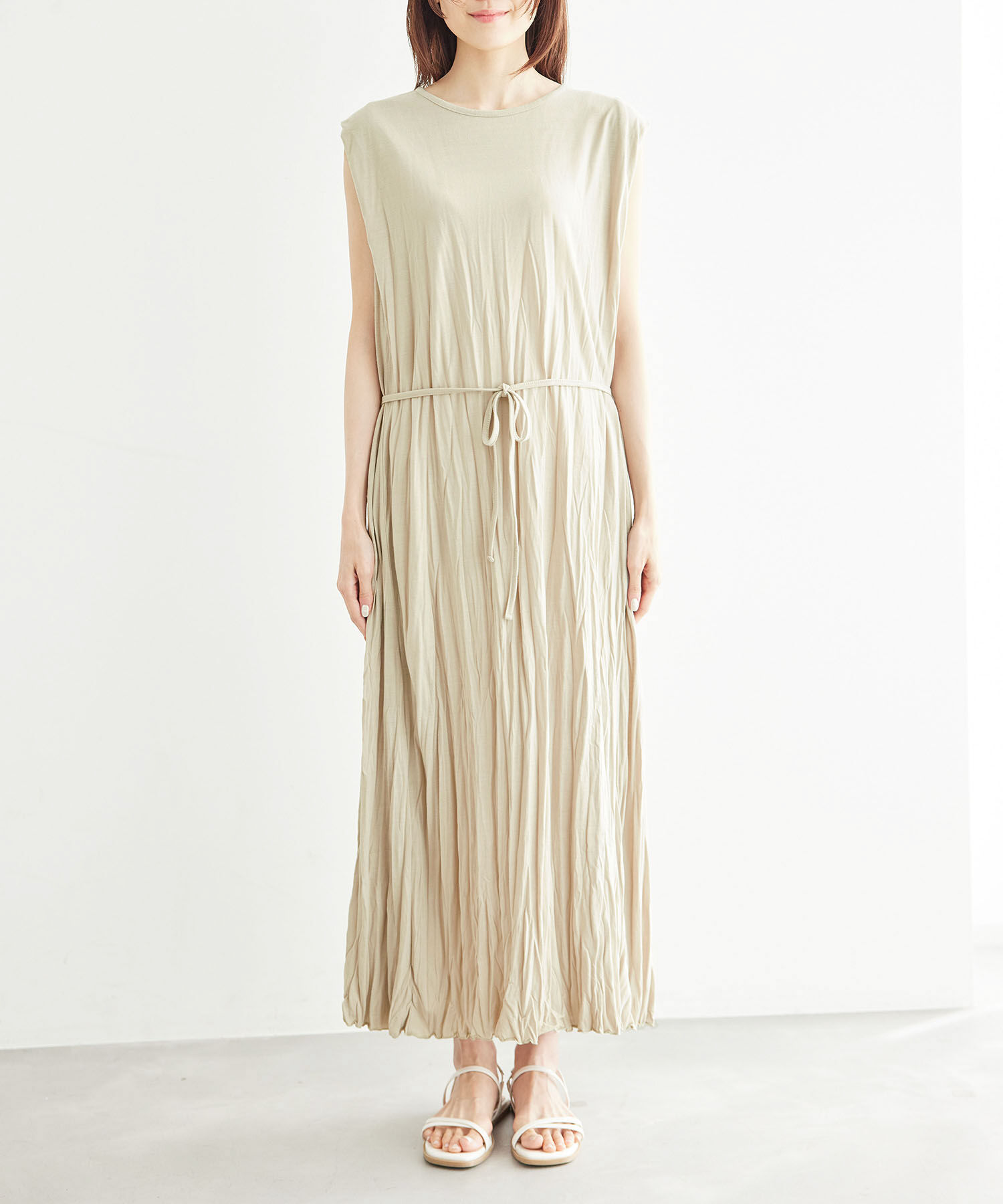 Rope&rsquo;Picnic「カットプリーツワンピース」|ワンピース|