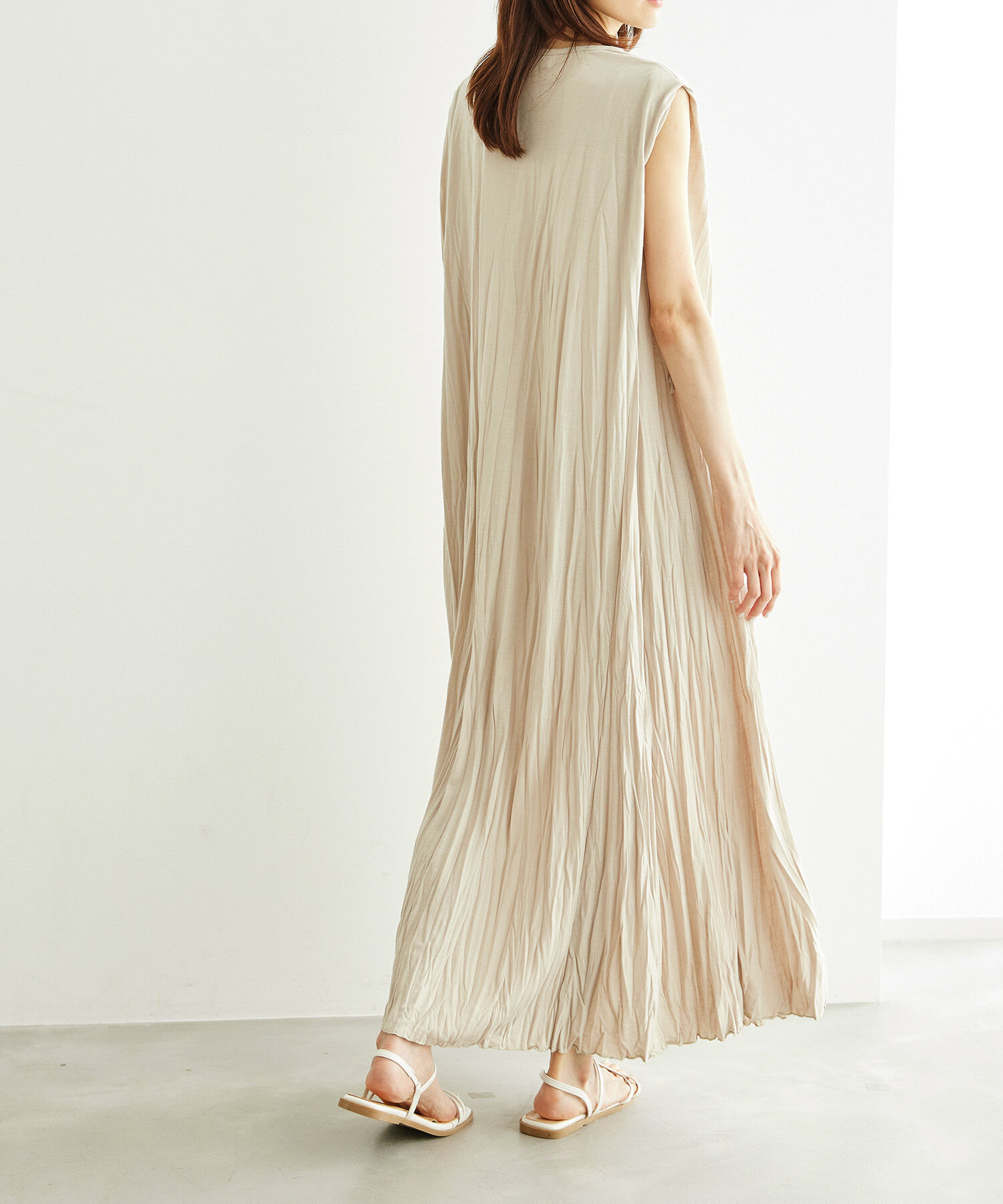 Rope&rsquo;Picnic「カットプリーツワンピース」|ワンピース|