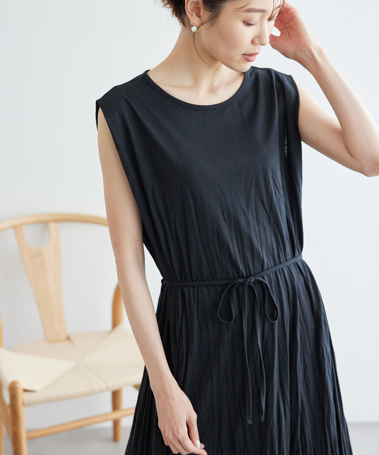 Rope&rsquo;Picnic「カットプリーツワンピース」|ワンピース|