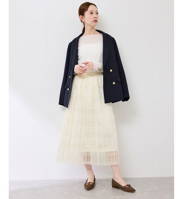 Rope&rsquo;Picnic「レースプリーツロングスカート」|スカート|