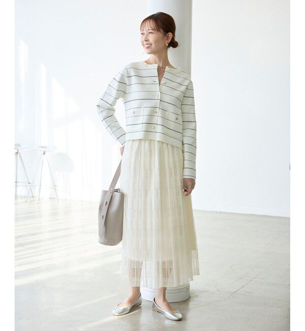 Rope&rsquo;Picnic「レースプリーツロングスカート」|スカート|