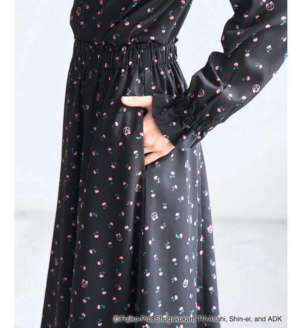 Rope&rsquo;Picnic「【ドラえもんコレクション】花柄スカート/リンクコーデ」|スカート|