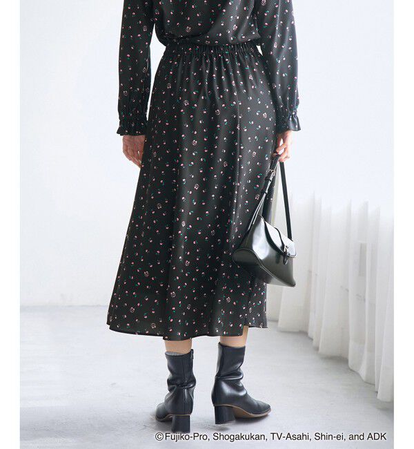 Rope&rsquo;Picnic「【ドラえもんコレクション】花柄スカート/リンクコーデ」|スカート|