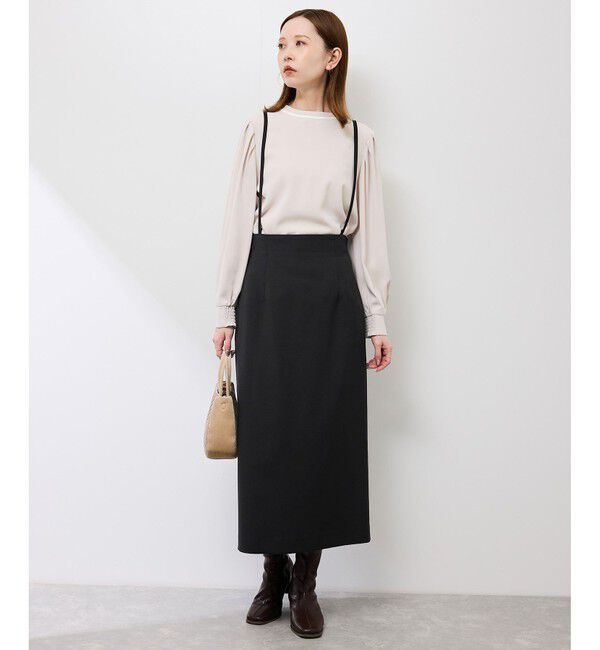 Rope&rsquo;Picnic「ナローサスペンダースカート」|スカート|