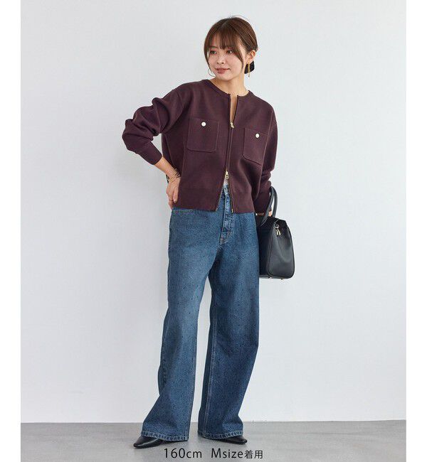 Rope&rsquo;Picnic「パールキラキラビジューデニム」|デニム|