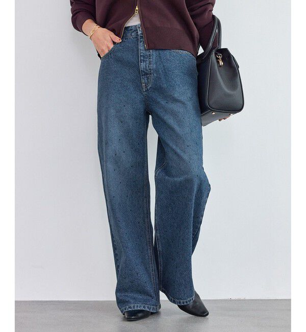 Rope&rsquo;Picnic「パールキラキラビジューデニム」|デニム|