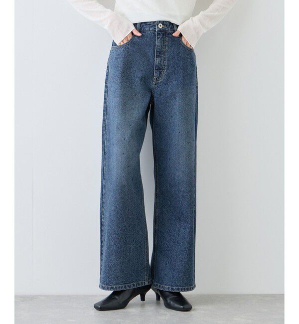 Rope&rsquo;Picnic「パールキラキラビジューデニム」|デニム|