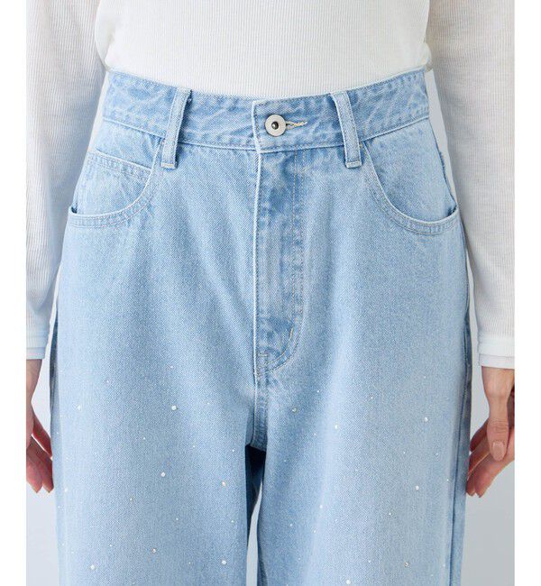 Rope&rsquo;Picnic「パールキラキラビジューデニム」|デニム|