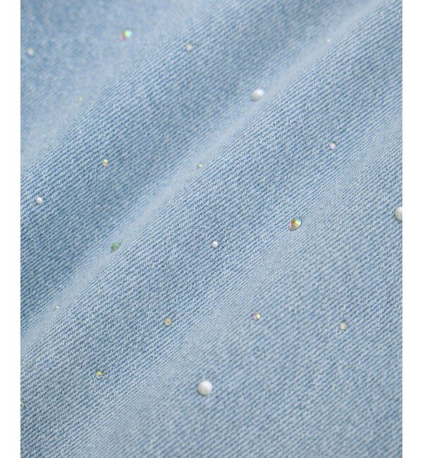 Rope&rsquo;Picnic「パールキラキラビジューデニム」|デニム|