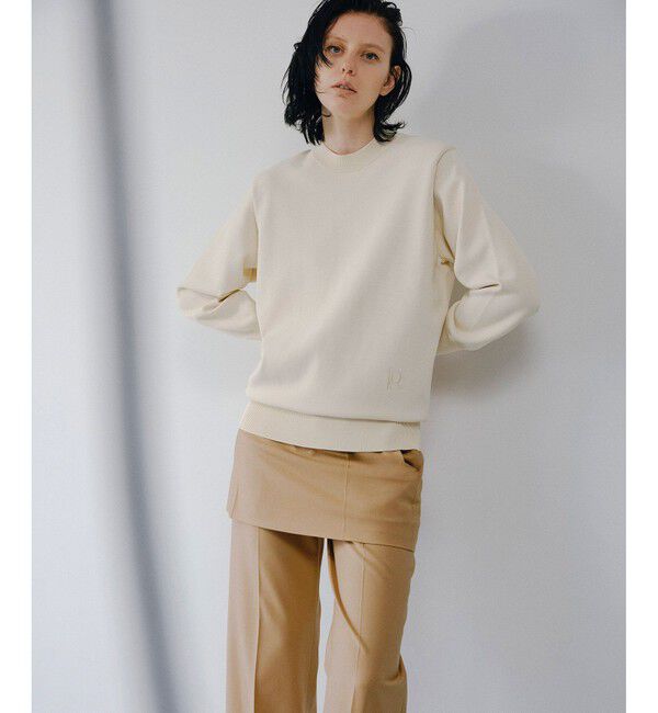 ADAM ET ROPE'「ミニスカートレイヤードスラックス」|スラックス|