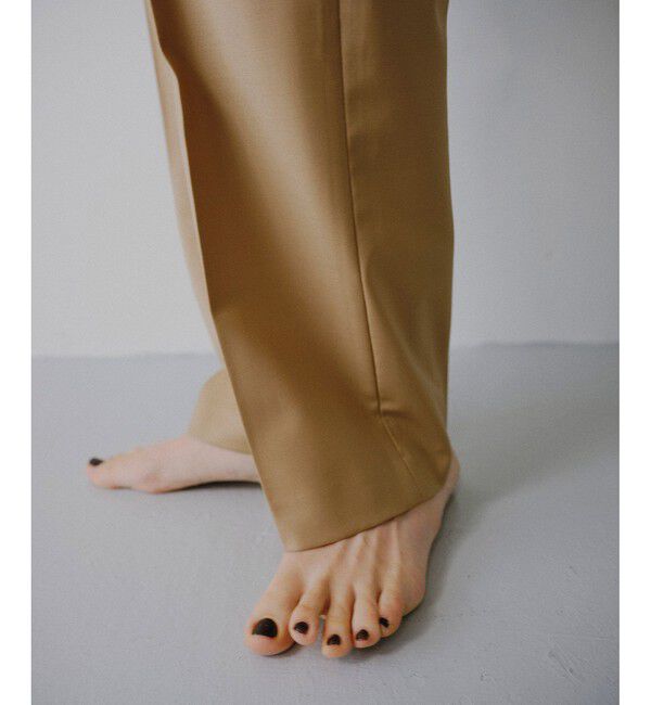 ADAM ET ROPE'「ミニスカートレイヤードスラックス」|スラックス|