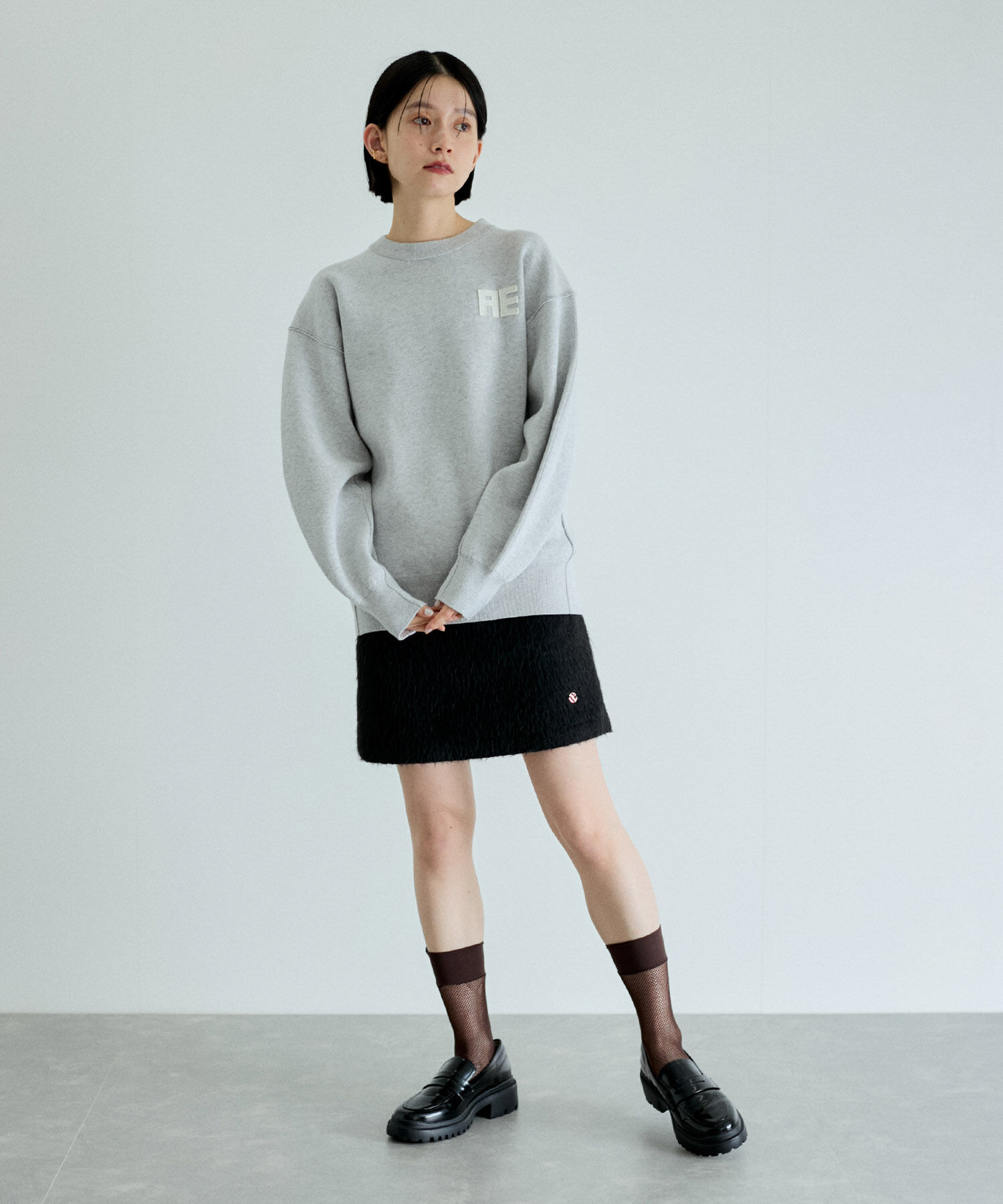 ADAM ET ROPE'「【サステナブル】ファーミニスカート」|スカート|