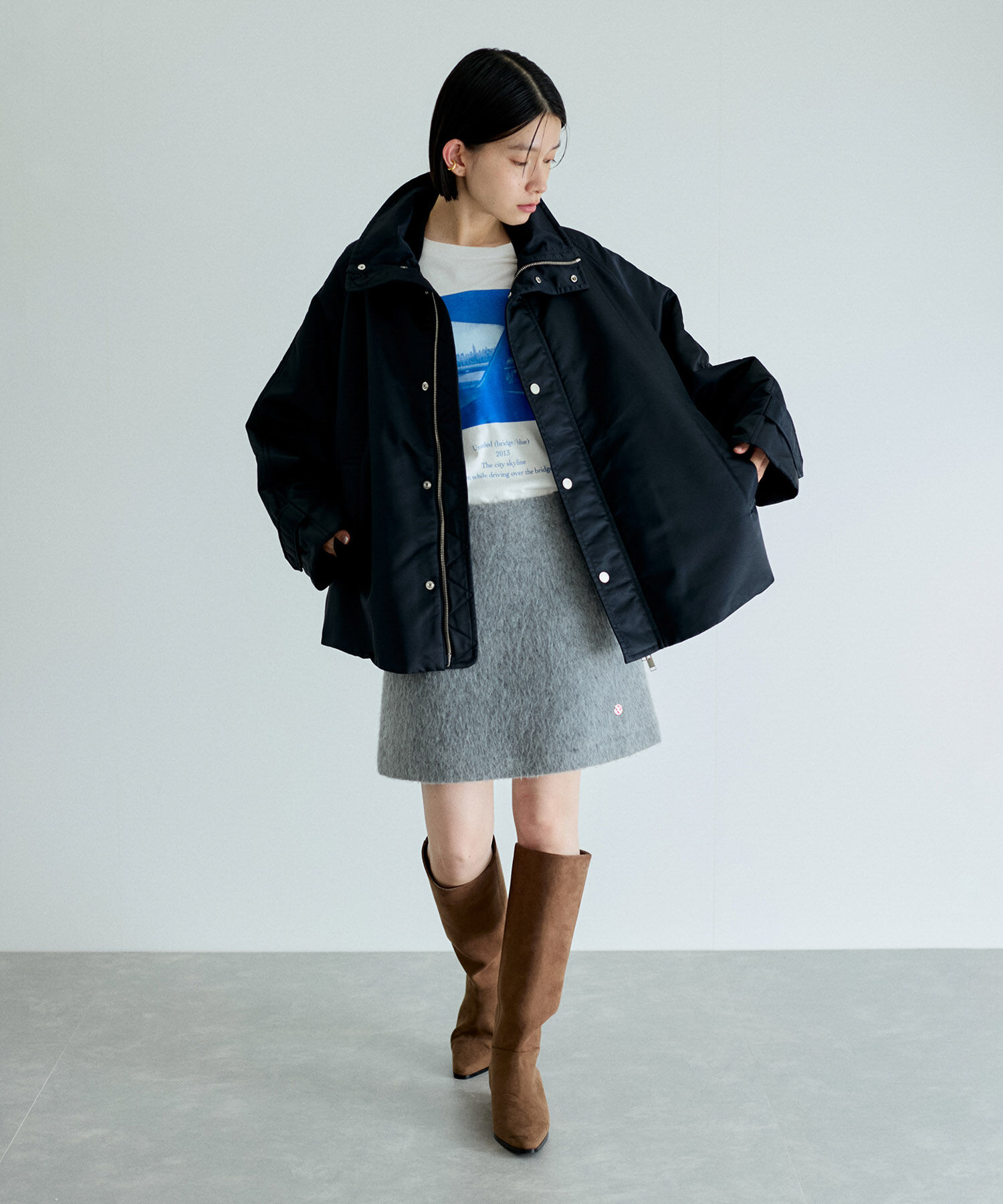 ADAM ET ROPE'「【サステナブル】ファーミニスカート」|スカート|