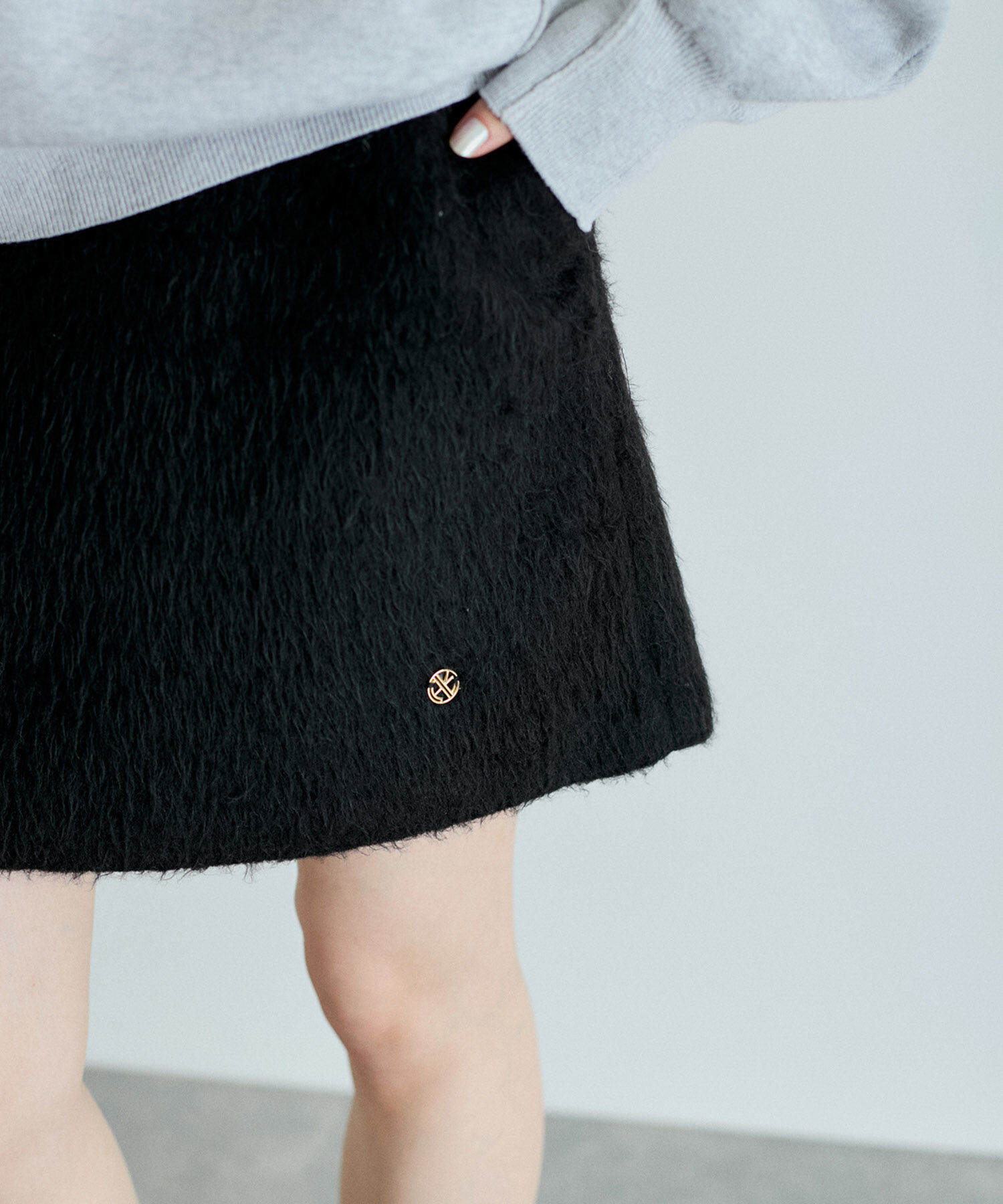 ADAM ET ROPE'「【サステナブル】ファーミニスカート」|スカート|