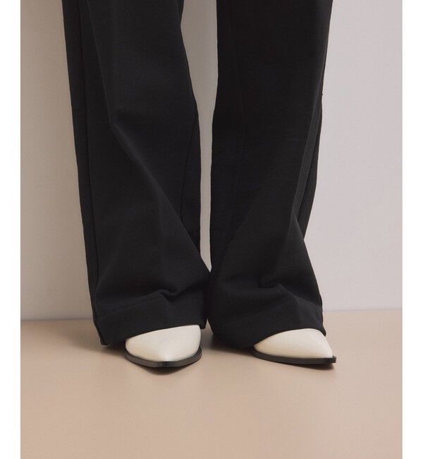 ADAM ET ROPE'「【WEB限定】スウェットワイドスラックス」|スラックス|