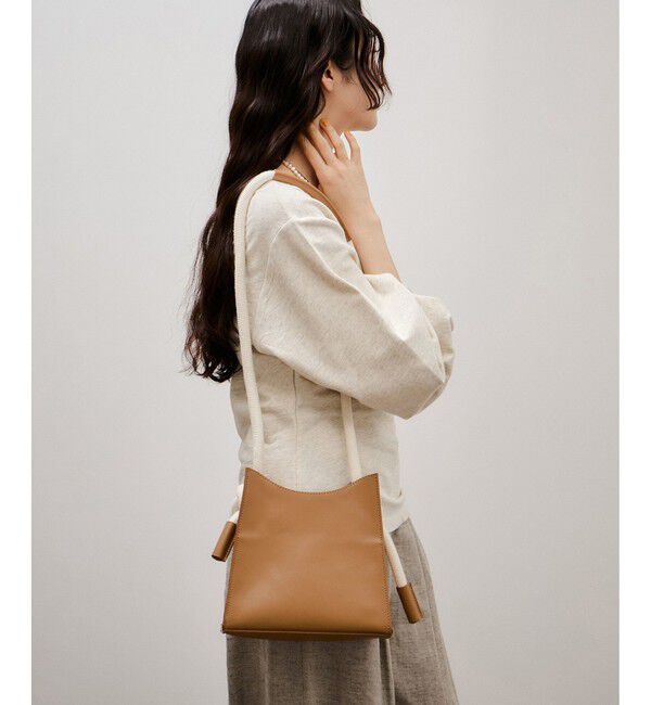 ADAM ET ROPE'「ノットデザインショルダーバッグ」|ショルダー・メッセンジャー|