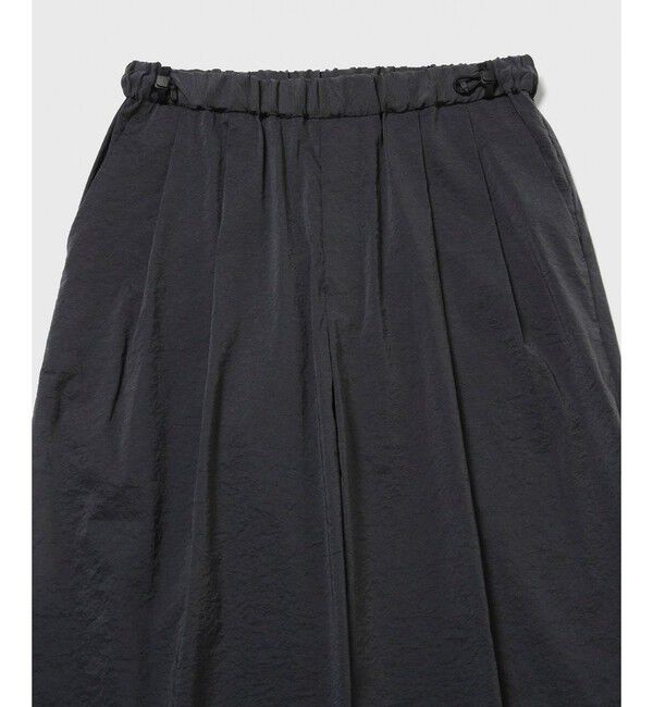 ADAM ET ROPE'「ナイロンストレッチ　ボリュームイージーワイドパンツ」|チノ|