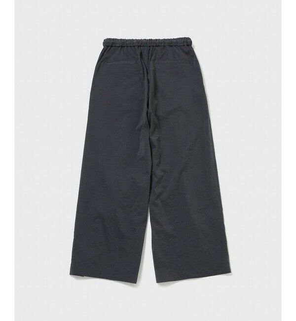 ADAM ET ROPE'「ナイロンストレッチ　ボリュームイージーワイドパンツ」|チノ|