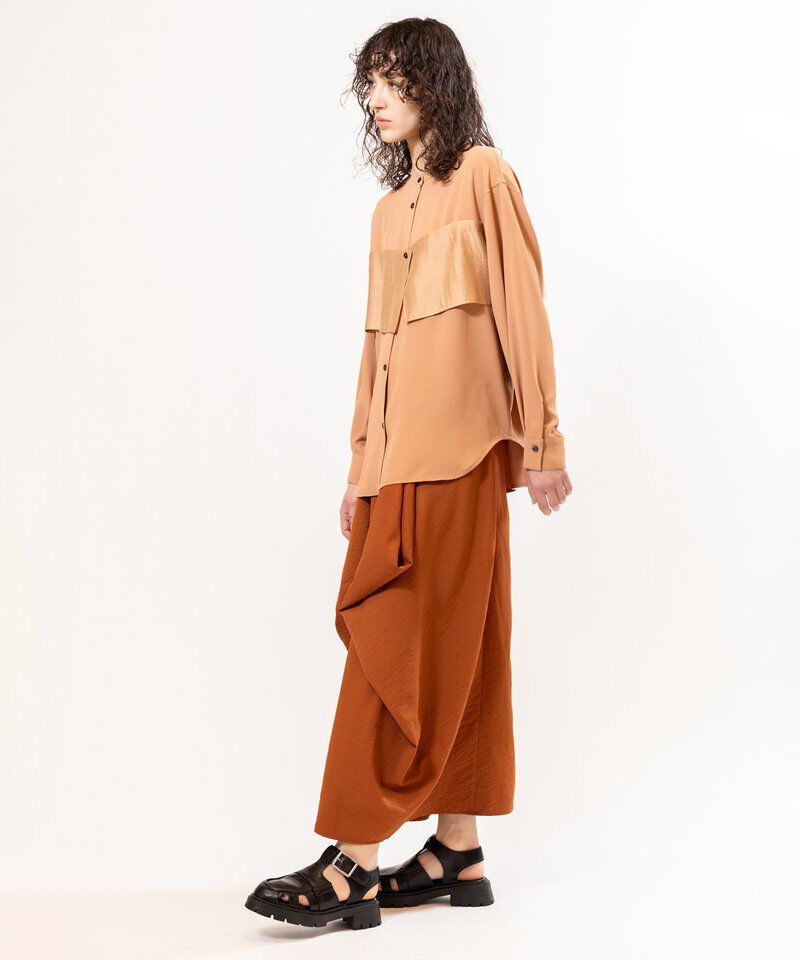  「サイドドレープスカート」|スカート|