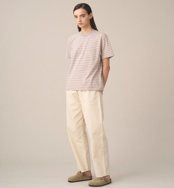 DANTON「DANTON | カラーデニム イージーパンツ WOMEN」|デニム|