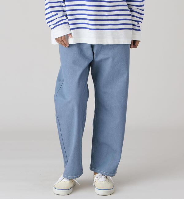 DANTON「DANTON | カラーデニム イージーパンツ WOMEN」|デニム|