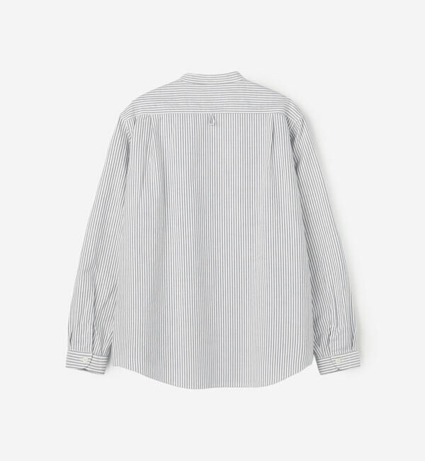 DANTON「DANTON | オックスフォード バンドカラーシャツ STRIPE MEN」|シャツ・ブラウス|