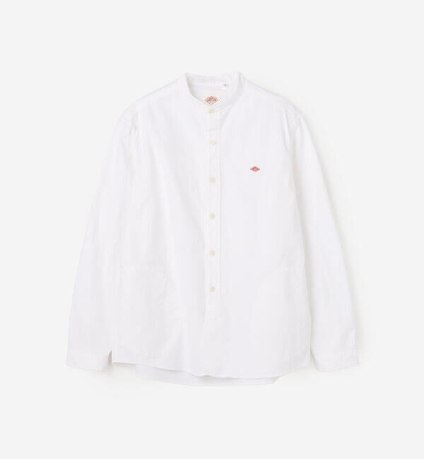 DANTON「DANTON | オックスフォード バンドカラーシャツ SOLID MEN」|シャツ・ブラウス|