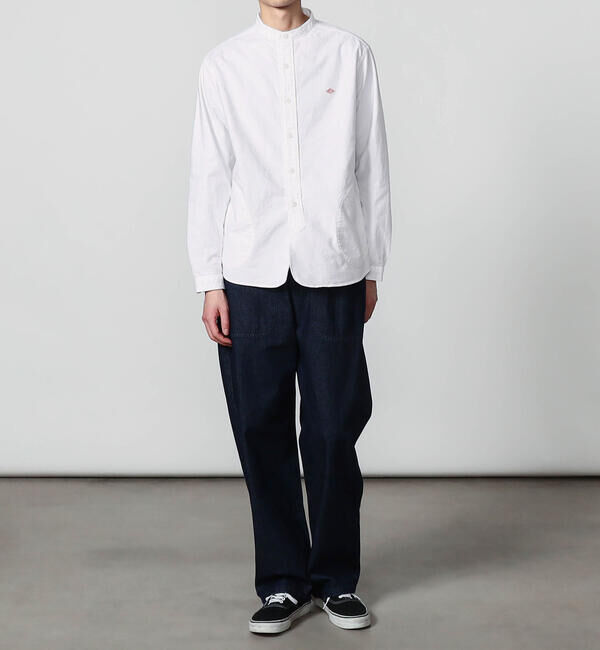 DANTON「DANTON | オックスフォード バンドカラーシャツ SOLID MEN」|シャツ・ブラウス|