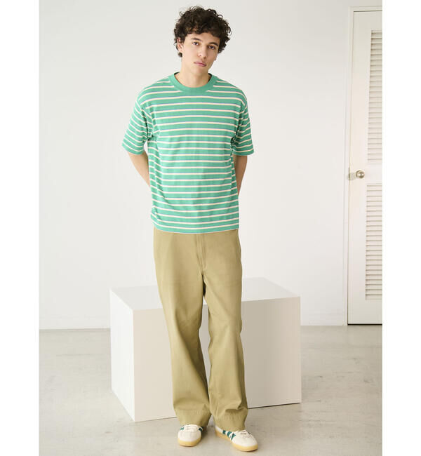  「RYE TENDER | 〈別注〉半袖 クルーネックニット MEN」|ニット・セーター|