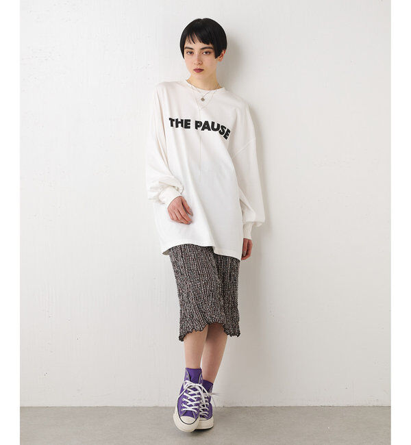 THE PAUSE「【THE PAUSE】THE PAUSEロングスリーブTシャツ」|Tシャツ・カットソー|