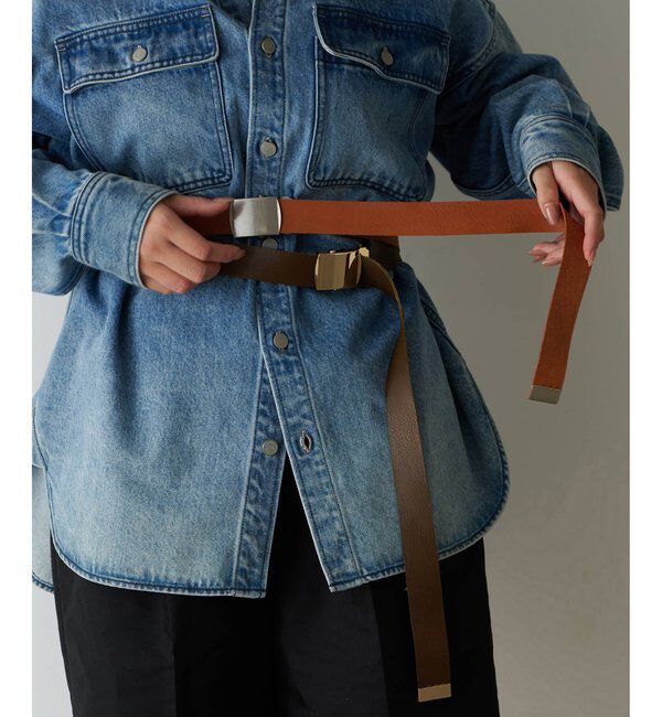 Hoaw.「【Hoaw.】レザーガチャベルト」|ベルト|