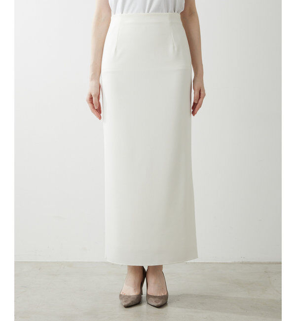  「ジャージーIラインロングスカート」|スカート|