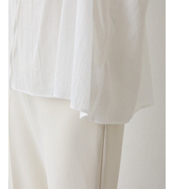  「コットンレースブラウス」|シャツ・ブラウス|