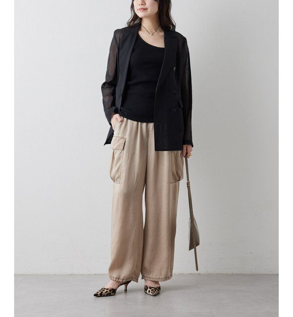 Drawing Numbers「【Drawing Numbers】ピグメントキュプラカーゴパンツ」|チノ|