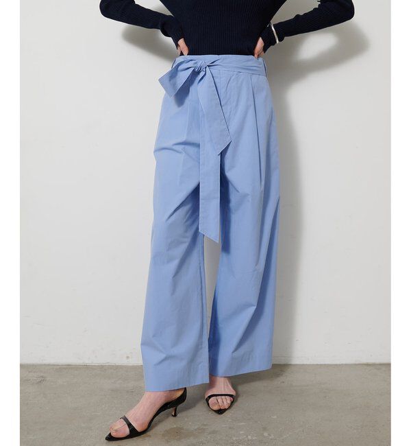  「コットンタイプライターパンツ」|チノ|